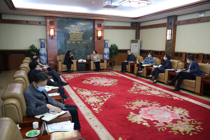 省纪委监委驻省文化和旅游厅纪检组调研西安碑林廉政教育基地(图1)