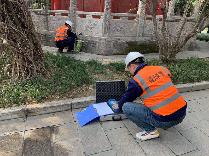 西安碑林博物馆完成建筑防雷装置年度检测(图1)