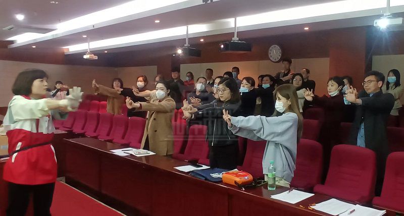 西安碑林博物馆开展应急救护相关知识培训(图1)