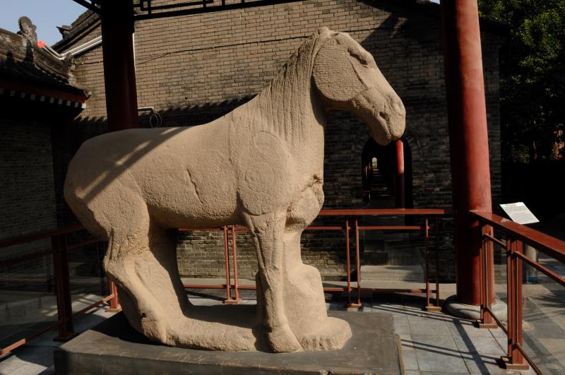 风追大夏——记“国宝文物”大夏石马(图1)