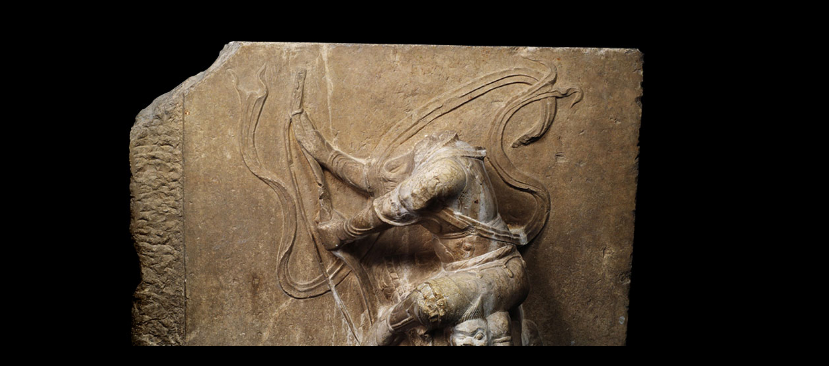 持弓天王像(图1) 持弓天王像(图1)